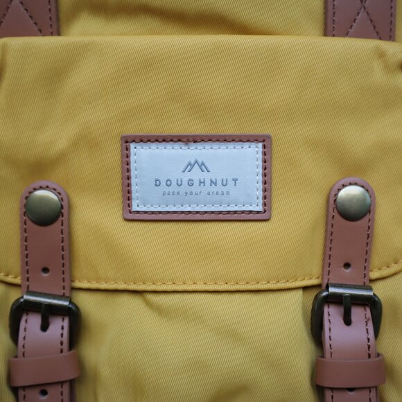 NWOT Doughnut Macaroon 16L Backpack — Mustard - Picture 3 of 8